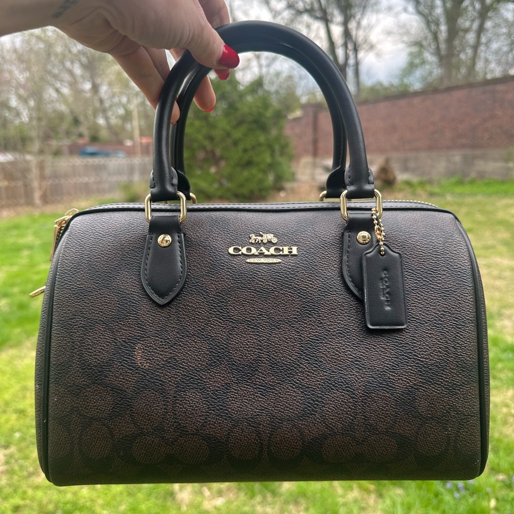 Coach Rowan in Walnut Signature